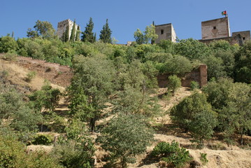 Grenade en Andalousie en Espagne