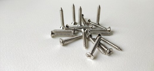 screws and screwdriver