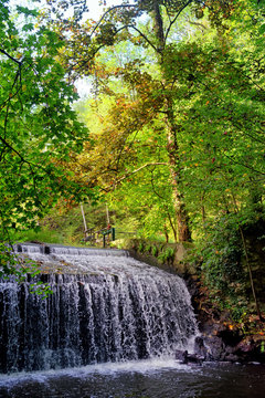  Vaux de Cernay waterfall in the Upper Chevreuse Valley Regional Nature Park