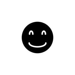 smile face icon design vector template