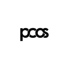 pcos letter original monogram logo design