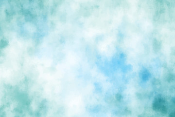 blue green watercolor grunge brush stroke background