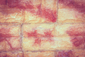 Orange brick background for designer