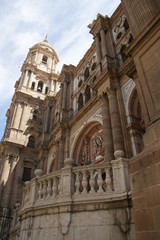 Fototapeta premium Malaga en Andalousie en Espagne