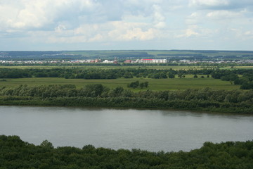 view of the river in the forest