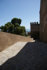 Château du Gibralfaro ou Castillo de Gibralfaro à Malaga en Andalousie en Espagne