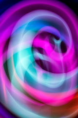 Pink And Blue Abstract Light Swirls Smoke Background