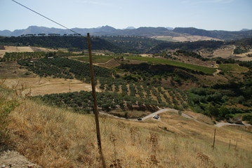 Ronda en Andalousie en Espagne