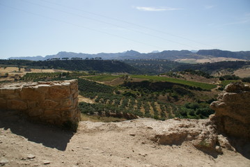 Ronda en Andalousie en Espagne