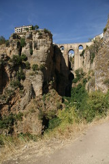 Ronda en Andalousie en Espagne