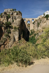 Ronda en Andalousie en Espagne