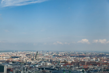 Budapest skyline seen from Citadella kilatoó, Hungary