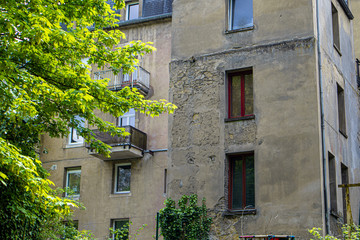 View of an old cement house
