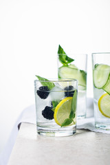 Summer refreshing drink, tonic.