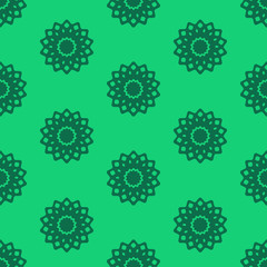 Green seamless pattern