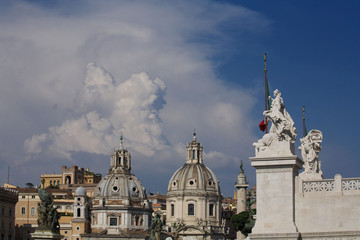 Lion cloud over Rome