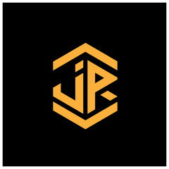 letter J & R business logo vector. J & R symbol logo business