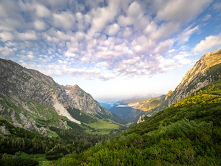 Evening sun in Berchtesgaden