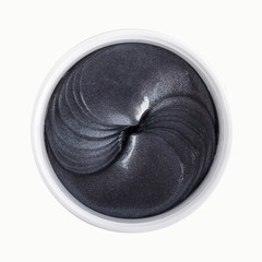 Hydrogel black cosmetic eye patch jar
