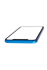 Blue Modern Isolated Smart Phone. Blank screen for mockup.