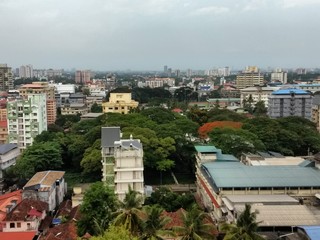 Obraz premium Cochin city on a cloudy day 
