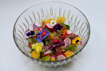 salade de fleurs