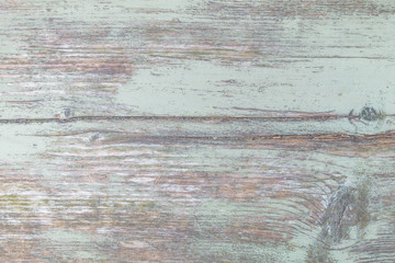 Beautiful old weathered wood texture in turquoise color