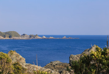 Fototapeta na wymiar 潮岬からの風景