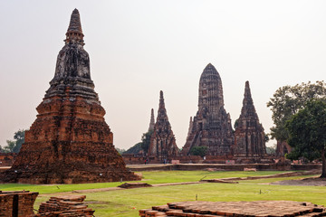 Wat Chaiwatthanaram temple in Ayuthaya Historical Park - Thailand