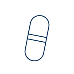 capsule drug isolated style icon