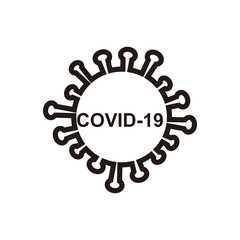 Coronavirus outbreak in Wuhan, China. COVID-19 virus epidemic vector simple isolated illustration