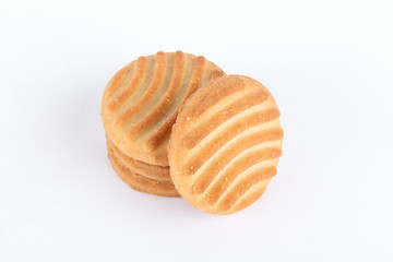 Cookies isolated on white background