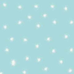 Fototapeta na wymiar White dots on a light blue background, circles of white peas, abstract in bright colors, white spots on a blue background