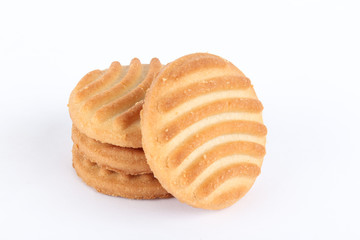 Cookies isolated on white background