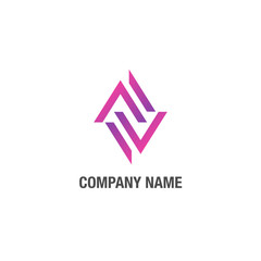 Creative, modern and abstract logo for your company, background, wallpaper. Universal logo can be used for any purpuse.