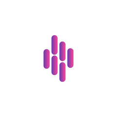 Creative, modern and abstract logo for your company, background, wallpaper. Universal logo can be used for any purpuse.