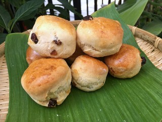 Resin Scones in the basket