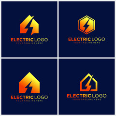 electric bundel logo design vector download