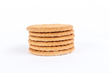 Cookies isolated on white background