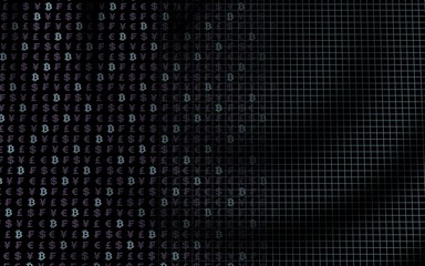 Bitcoin background. crypto currency 3D illustration. Digital currency symbol. Business concept. Mining, development, trade of crypto