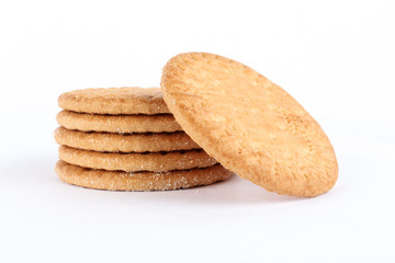 Cookies isolated on white background