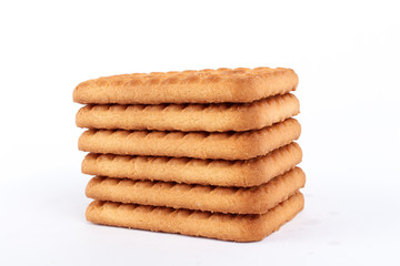 Cookies isolated on white background