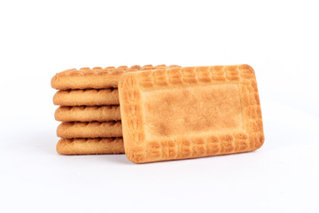 Cookies isolated on white background