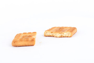 Cookies isolated on white background