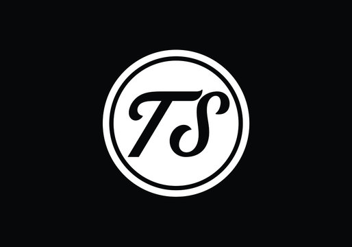 Initial Monogram Letter T S Logo Design Vector Template. Graphic Alphabet Symbol for Corporate Business Identity