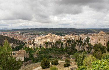 Fototapeta na wymiar Cuenca. Paisajes y vistas de la ciudad de Cuenca