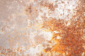 Rusty sheet of metal. Top view. To use as background.
