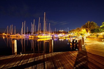 Jolly Harbour, Antigua At Night