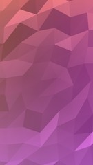 Abstract triangle geometrical pink background. Geometric origami style with gradient. 3D illustration