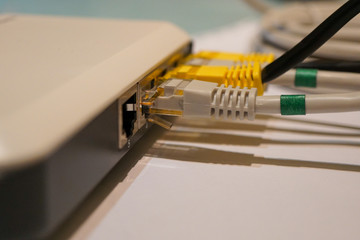 RJ-45 ethernet cable